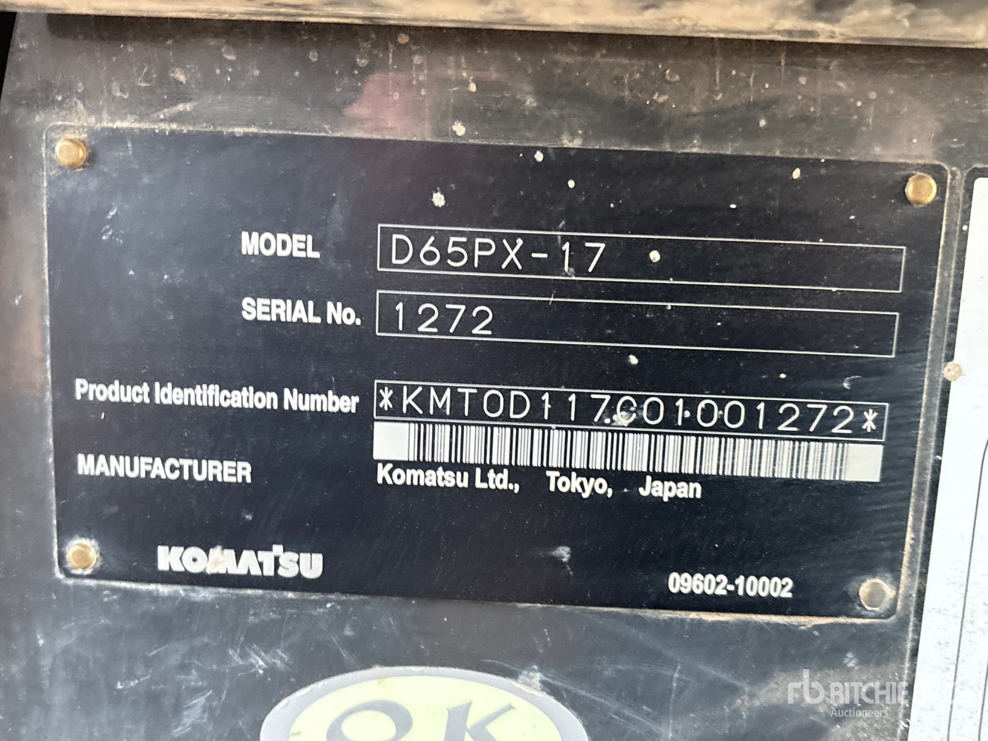 2012 Komatsu D65PX-17