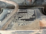 Engine with Emission Label