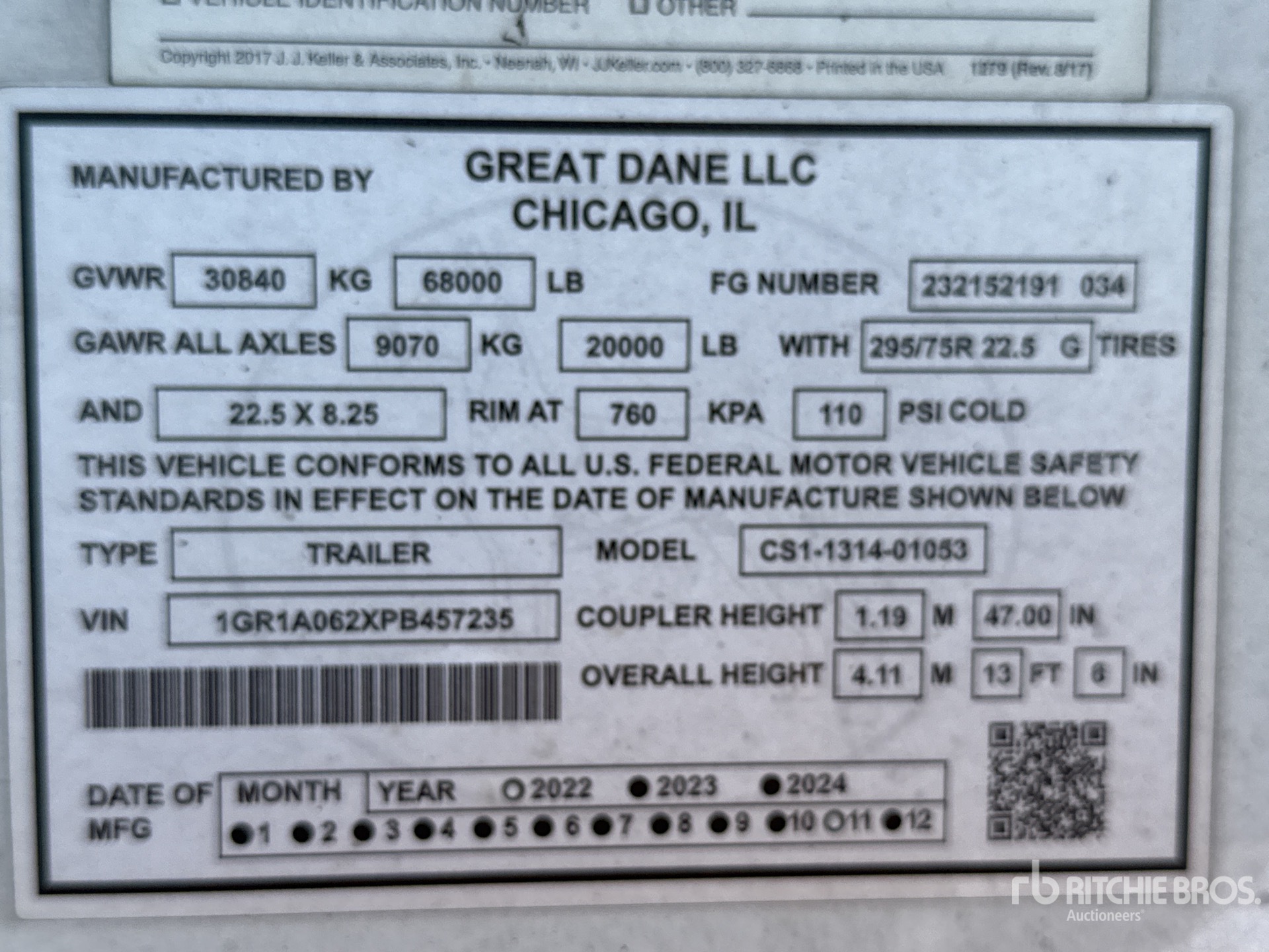 2023 Great Dane CS1-1314-01053