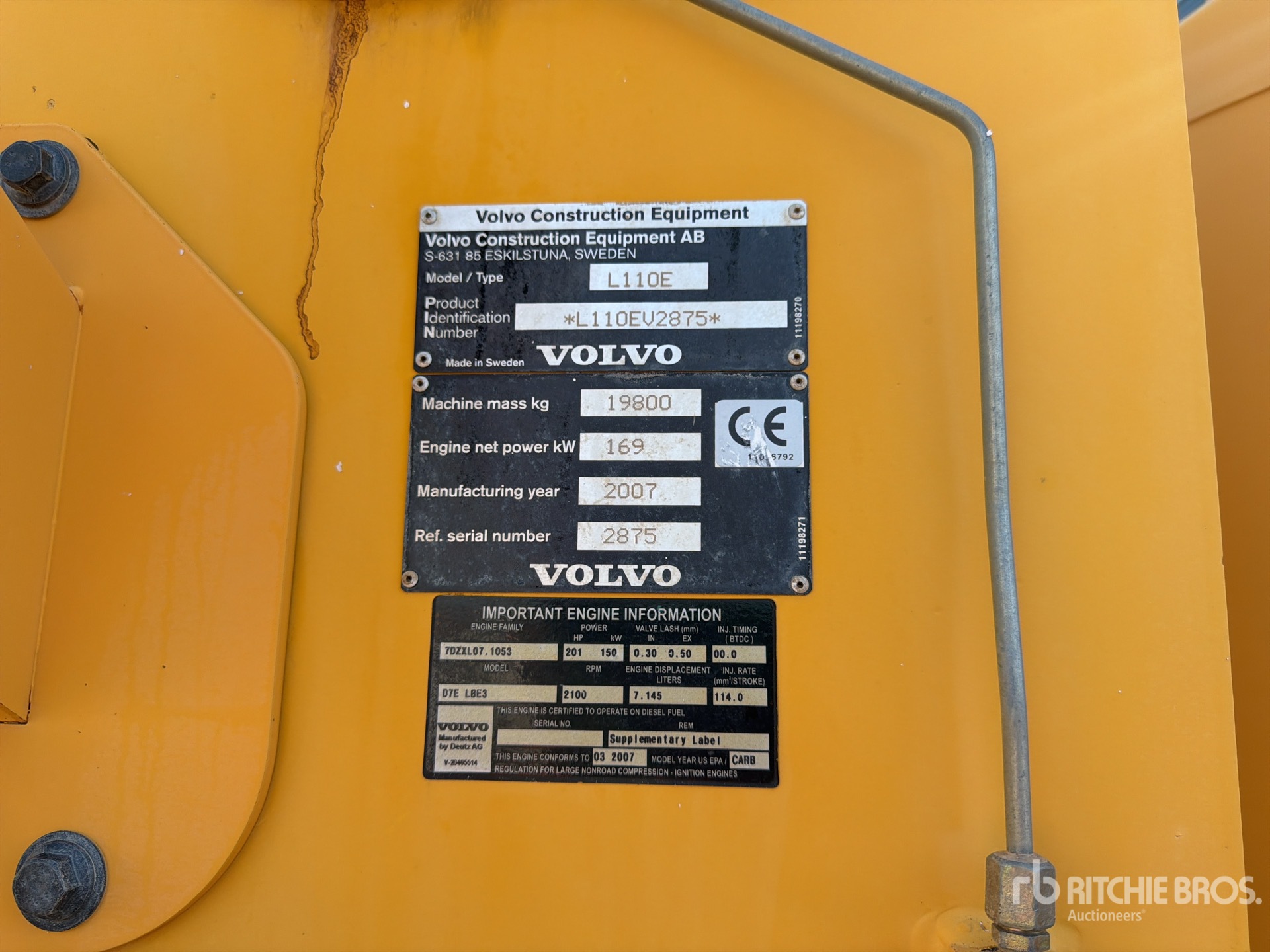 2007 Volvo L110E
