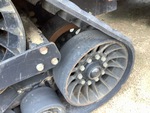 Undercarriage with Rear idler wear