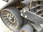 Undercarriage with Front Idler Wear