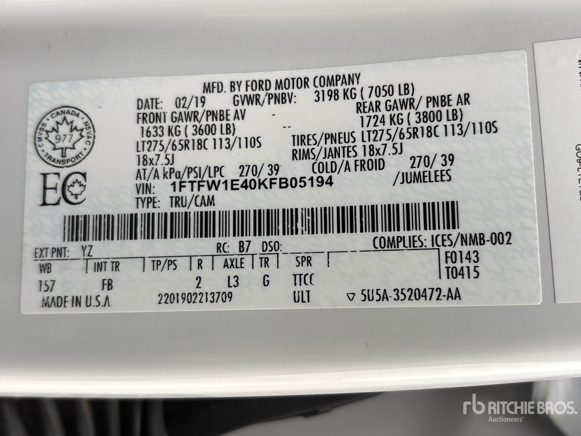 2019 Ford F-150
