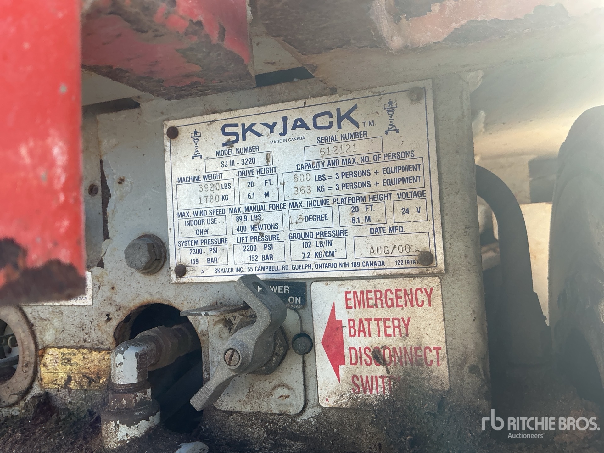 2000 Skyjack SJIII3220