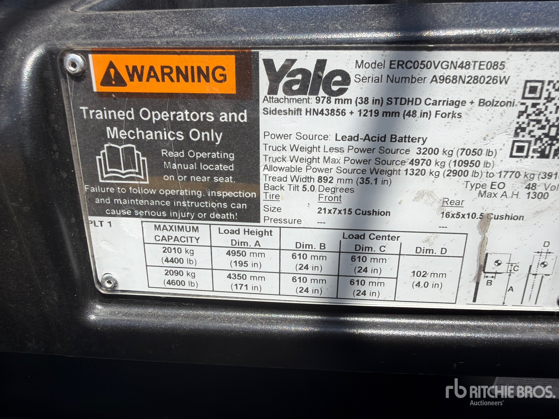 2023 Yale ERC050VG