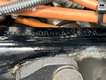 General Appearance with Frame Stamp Serial Number/VIN Photo