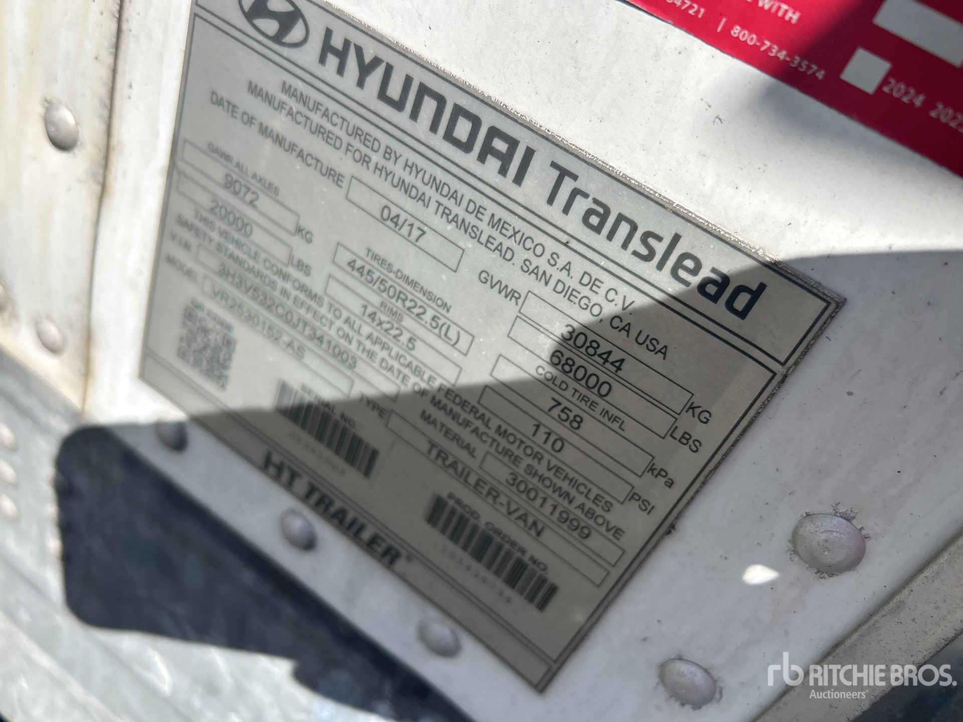 2018 Hyundai VR2530152-AS