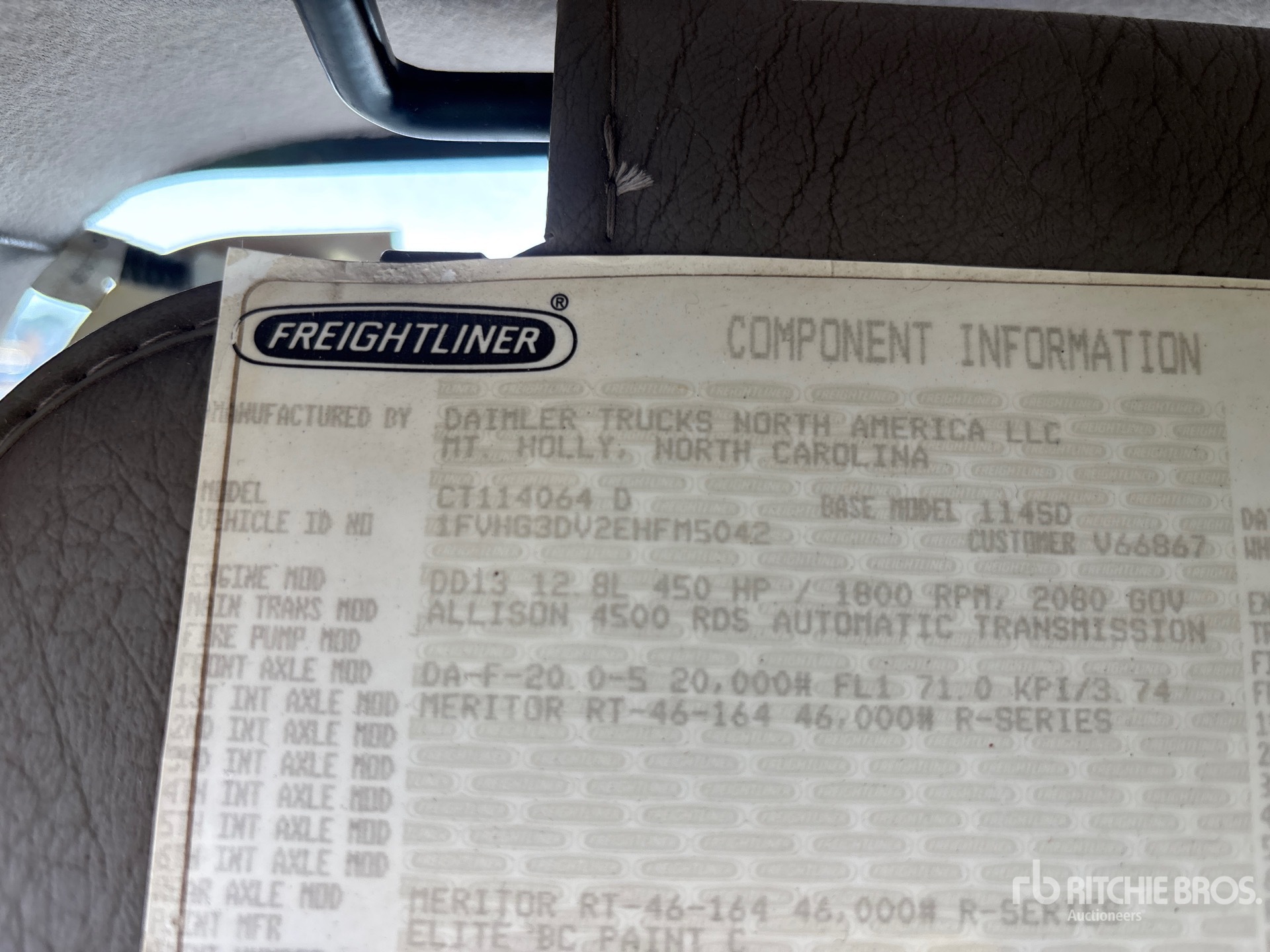 2014 Freightliner 114SD
