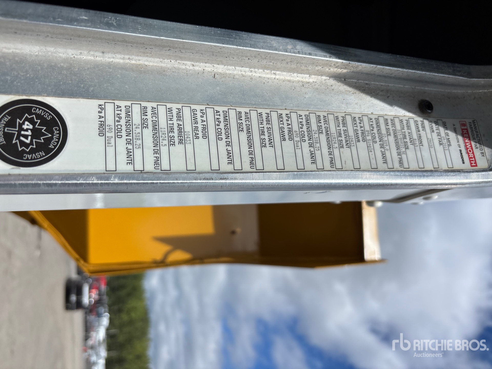 2014 Kenworth T800