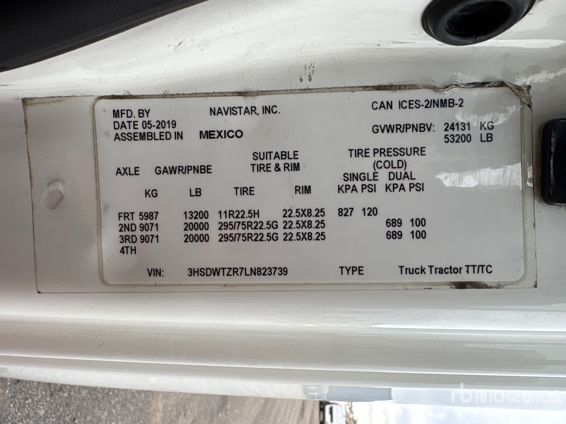 2020 International RH613
