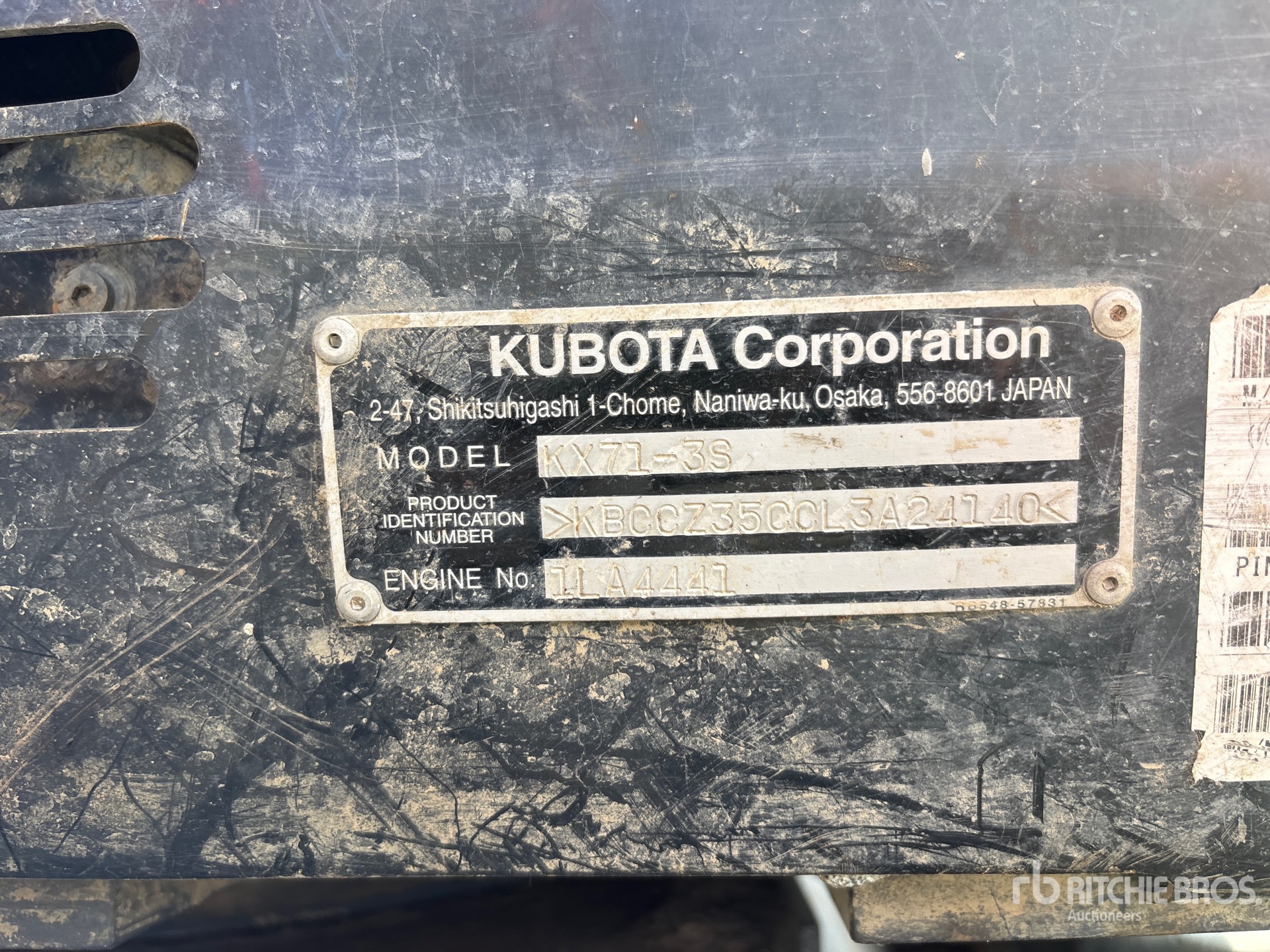 2020 Kubota KX71-3S