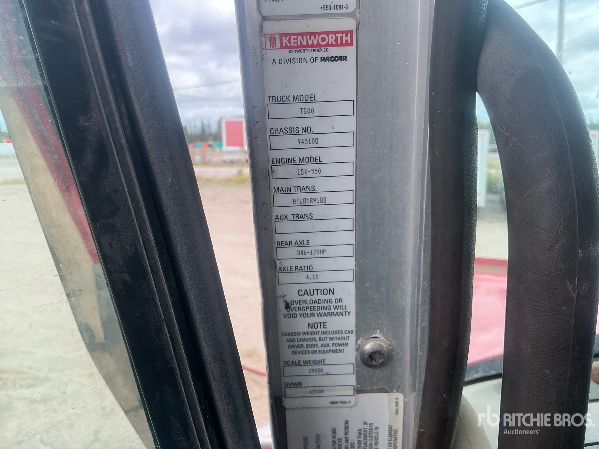 2011 Kenworth T800