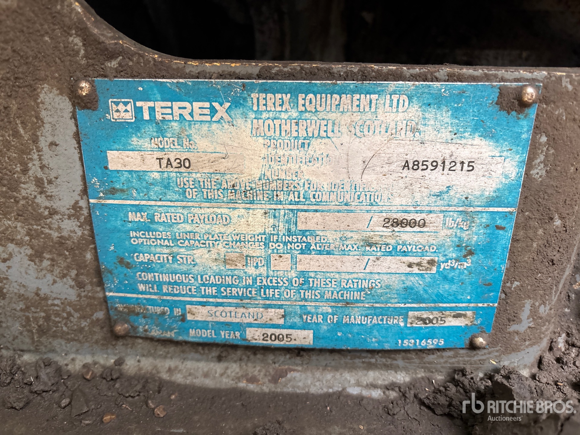 2005 Terex TA30