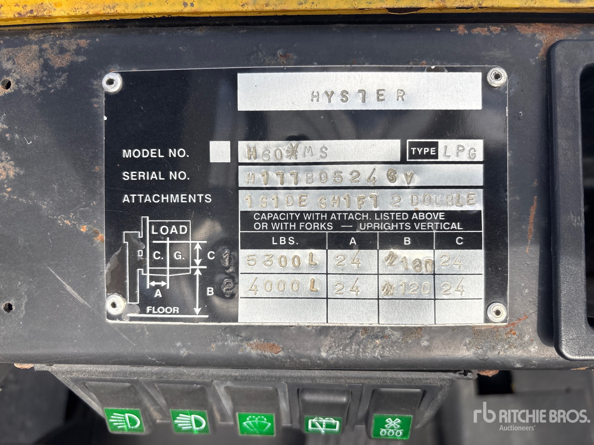 1998 Hyster H60XMS