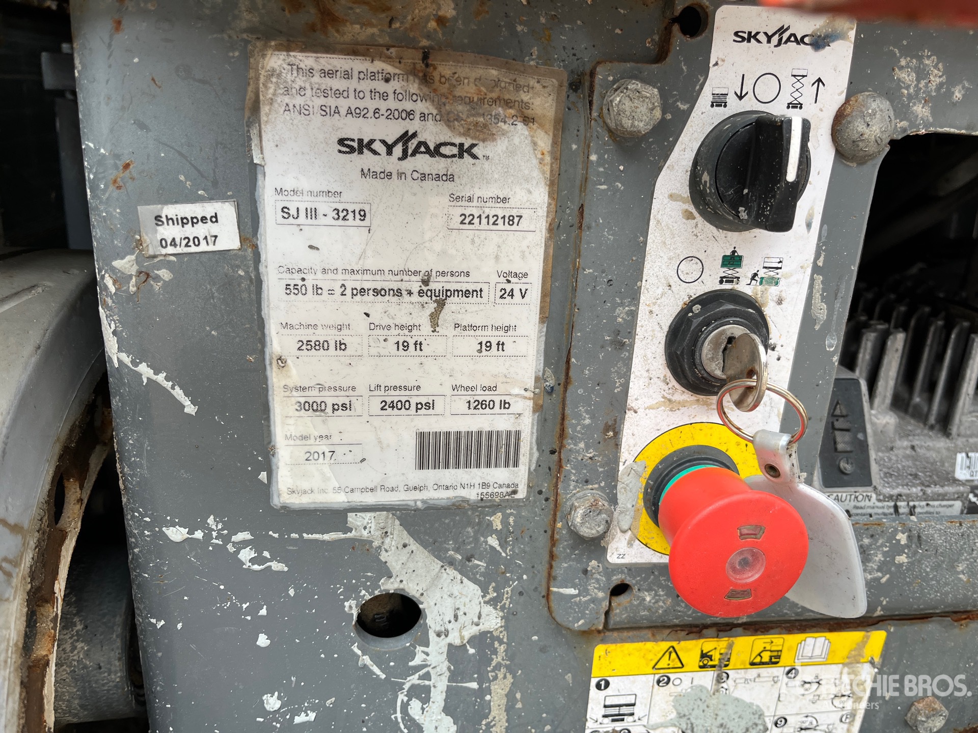 2017 Skyjack SJIII-3219