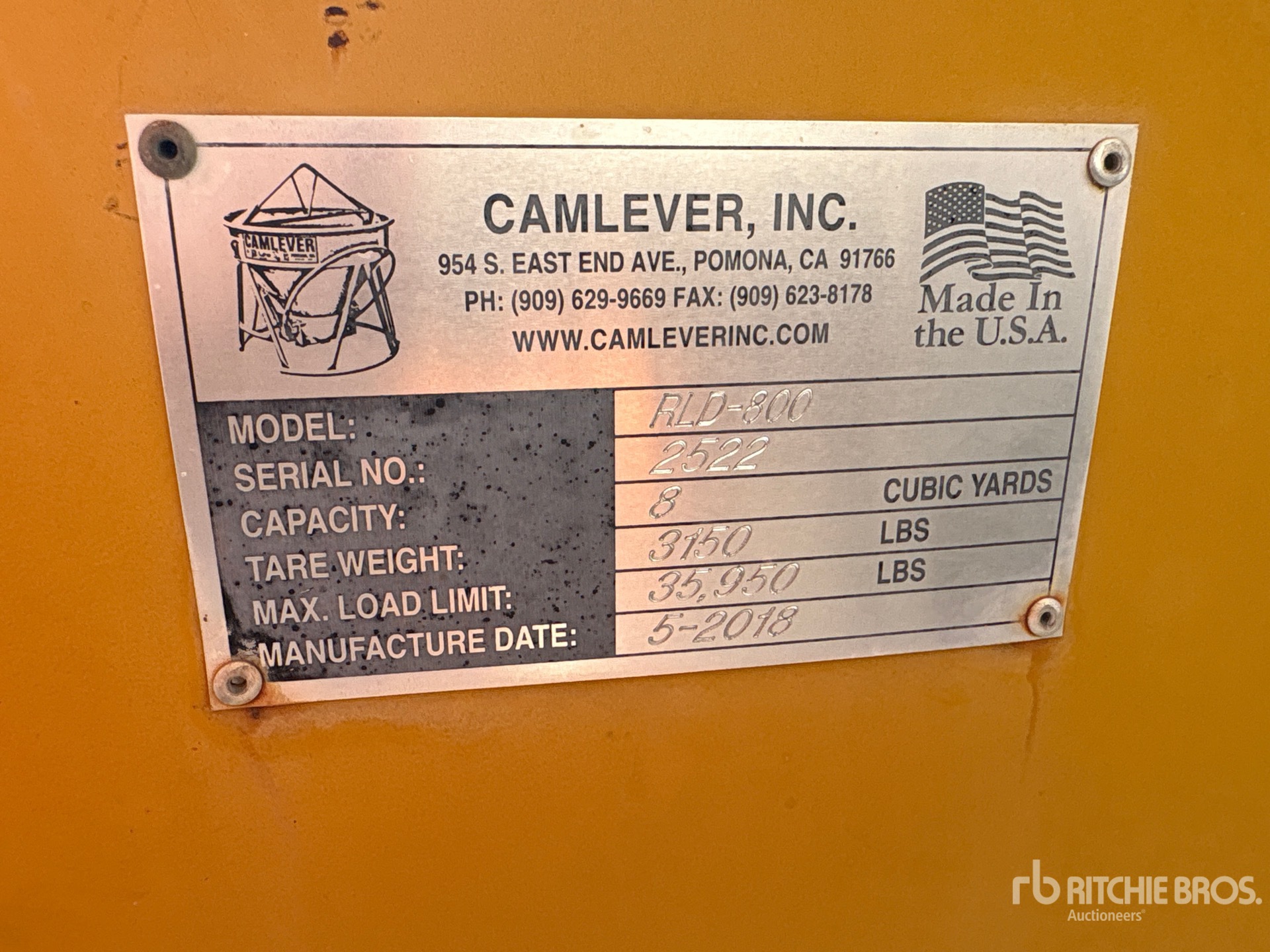 2018 Camlever RLD-800