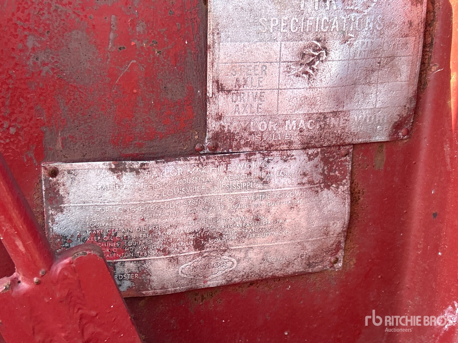 Taylor PNEUMATIC TIRE (INOPERABLE)
