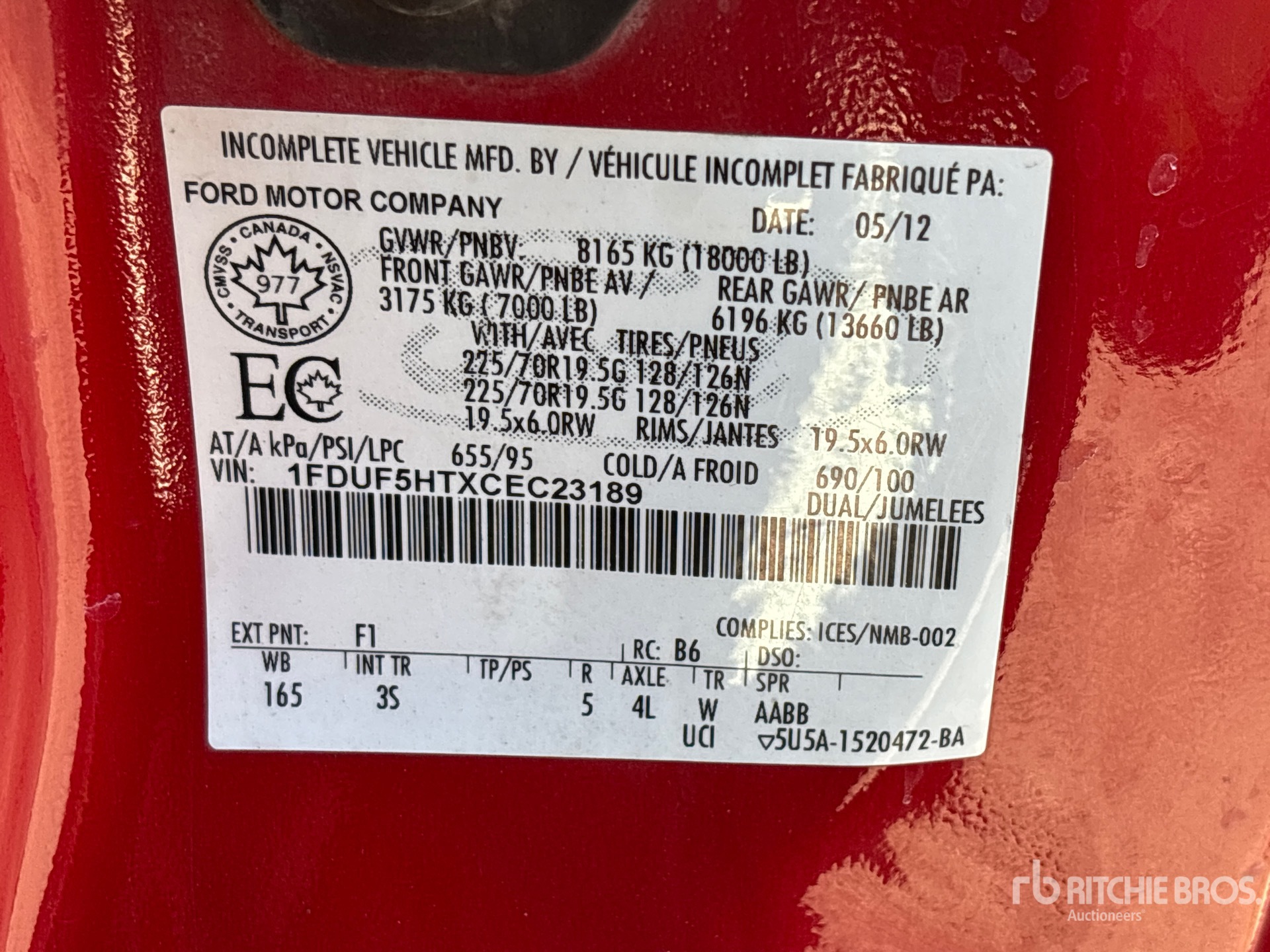 2012 Ford F-550