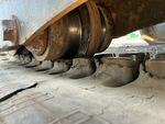 Undercarriage with Left Track Rollers