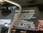 Engine with Emission Label