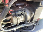 Engine with A/C Compressor