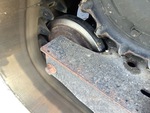 Undercarriage with Rear idler wear