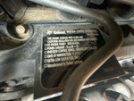 Motor with Emission Label