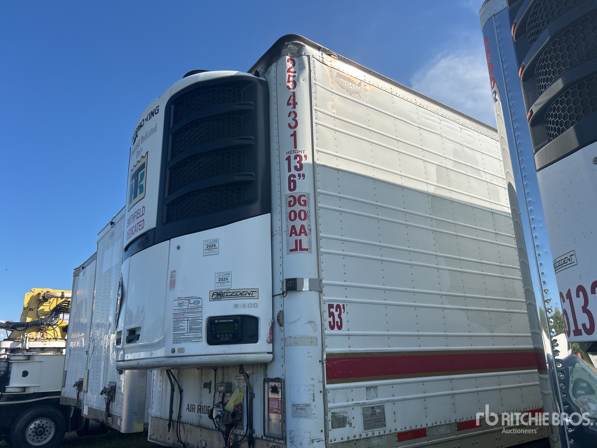 2017 Wabash 53 ft x 102 in T/A