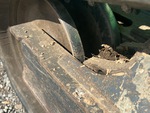 Undercarriage with Front Idler Wear