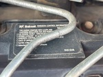 Engine with Emission Label