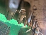 Undercarriage with Rubber Belt Drive Lugs