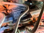 Engine with Emission Label