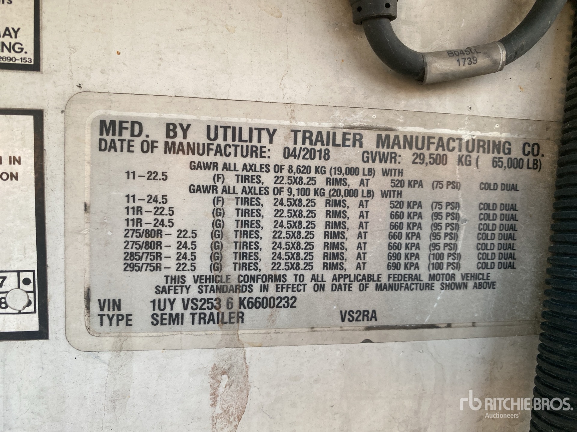 2019 Utility VS2RA