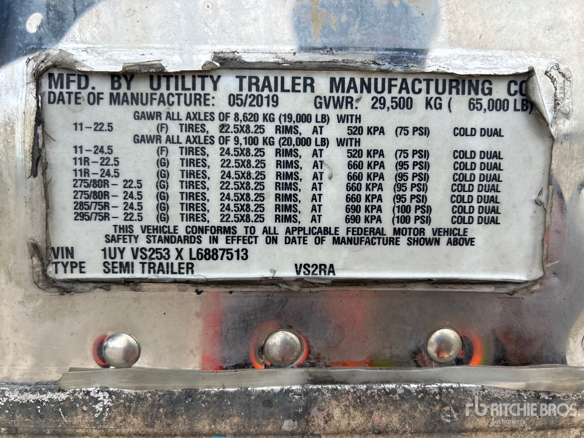 2020 Utility VS2RA