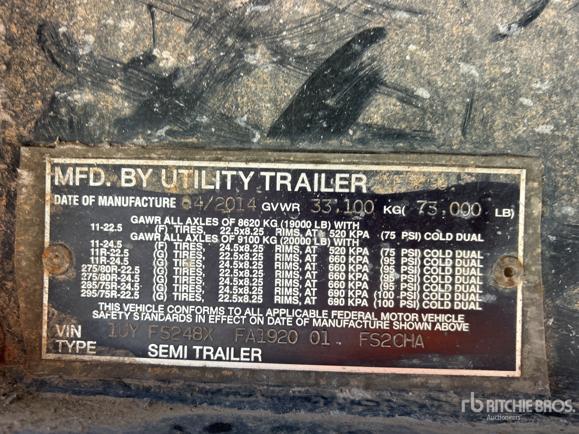 2015 Utility FS2CHA