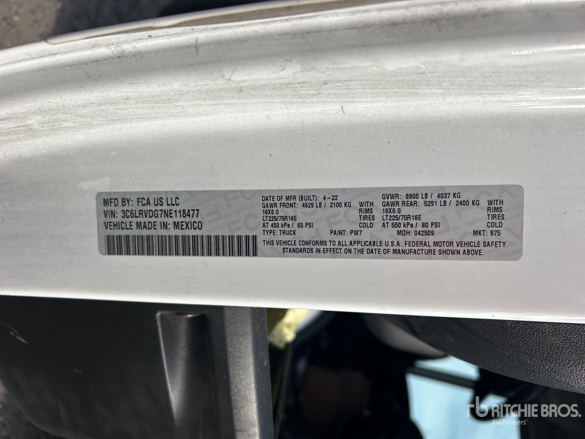 2022 Ram PROMASTER