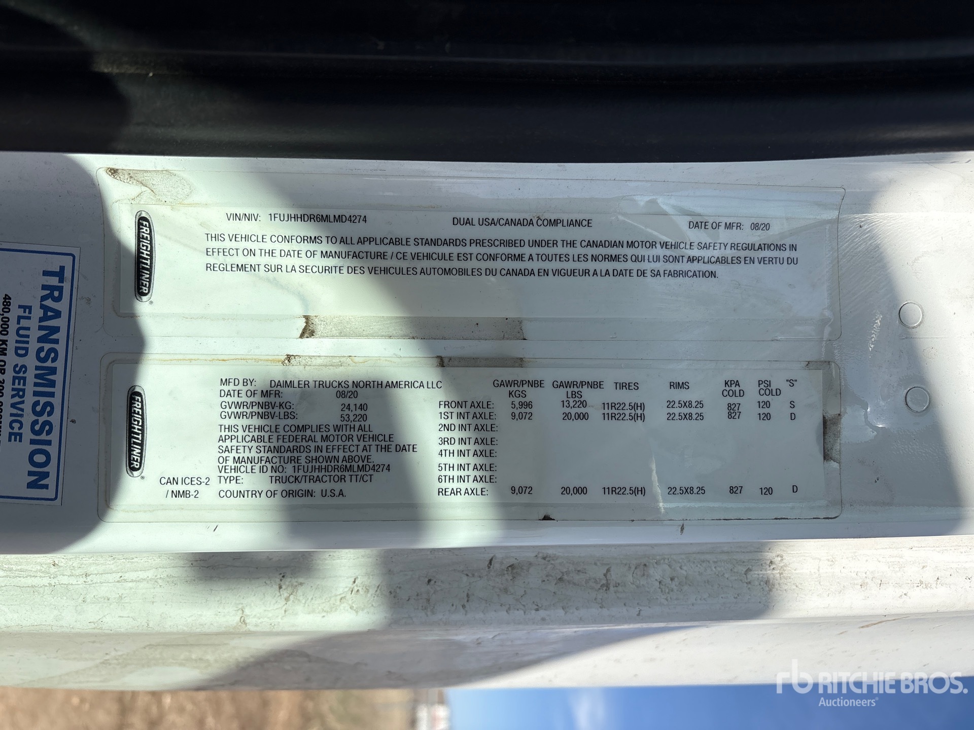 2021 Freightliner CASCADIA 126