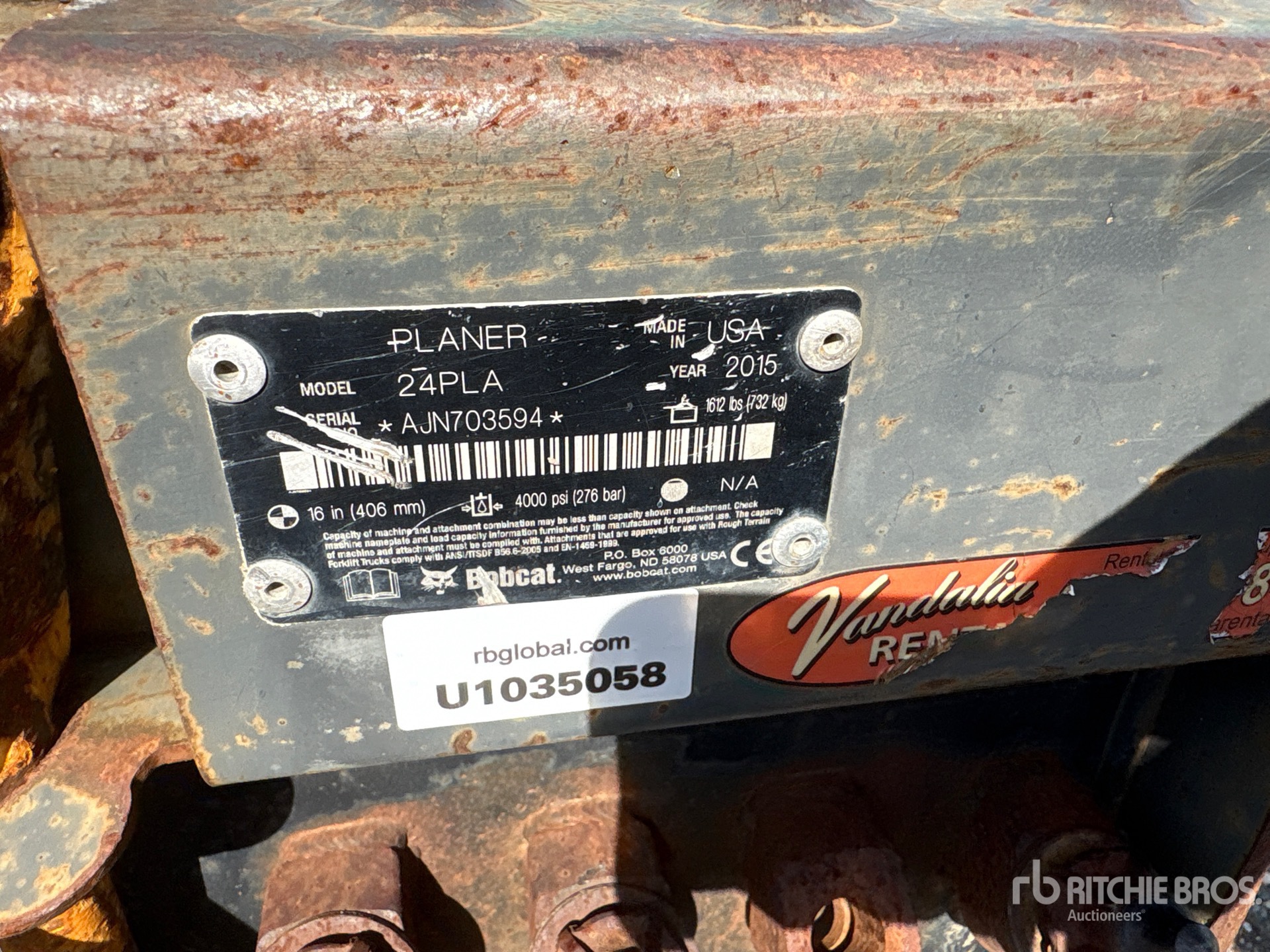 2016 Bobcat 24PLA