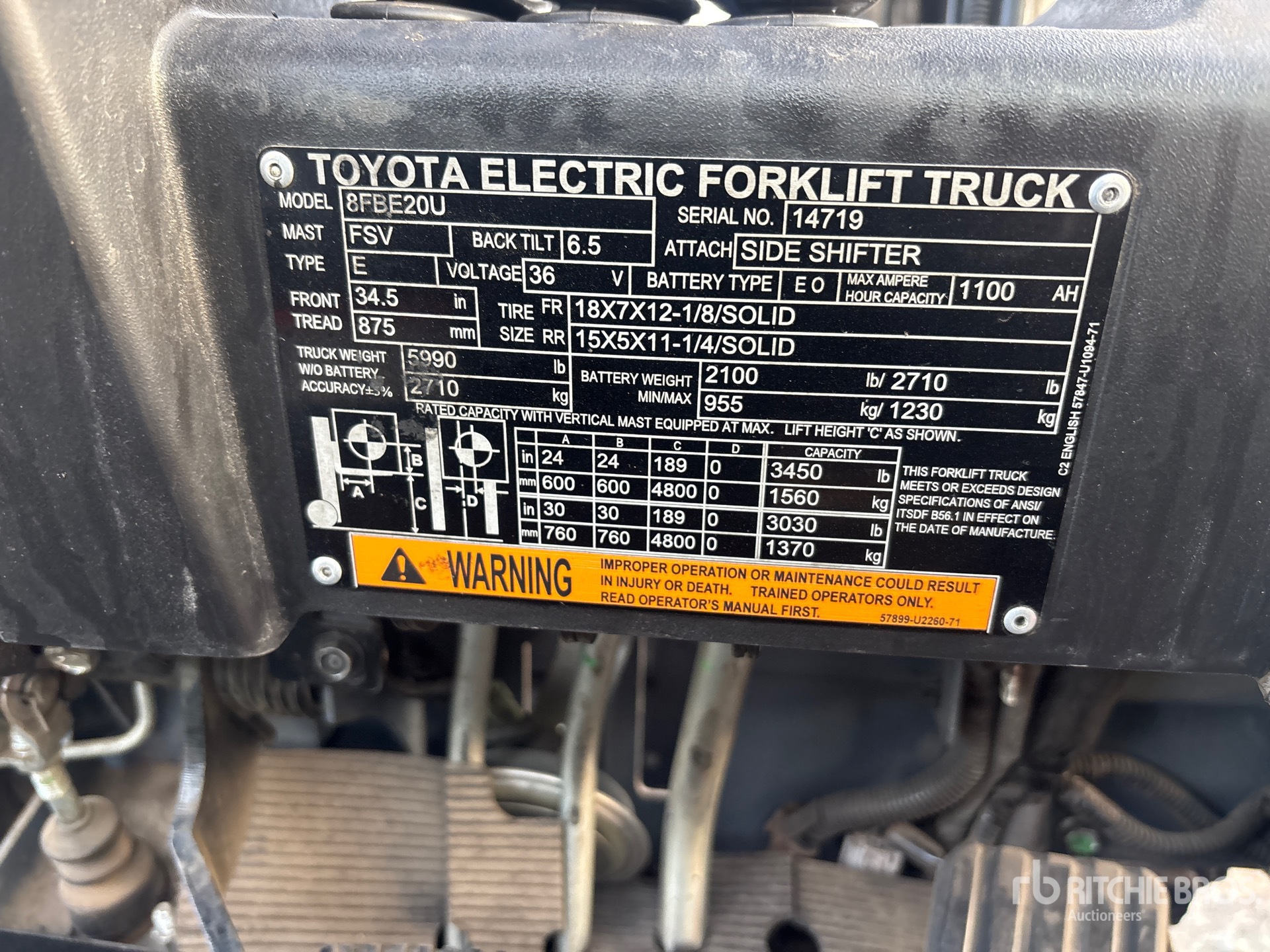 Toyota 8FBE20U