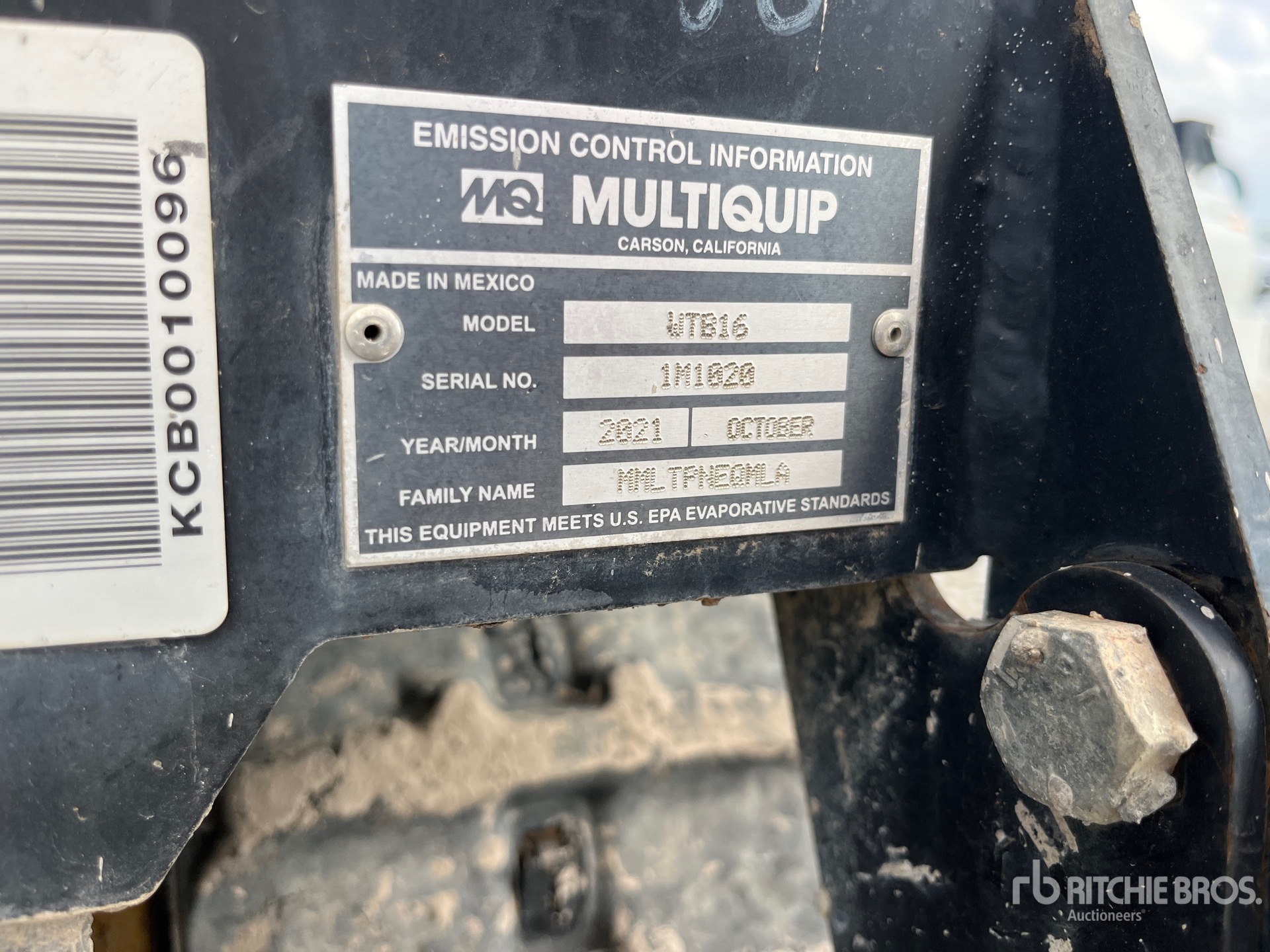 2021 Multiquip WTB16