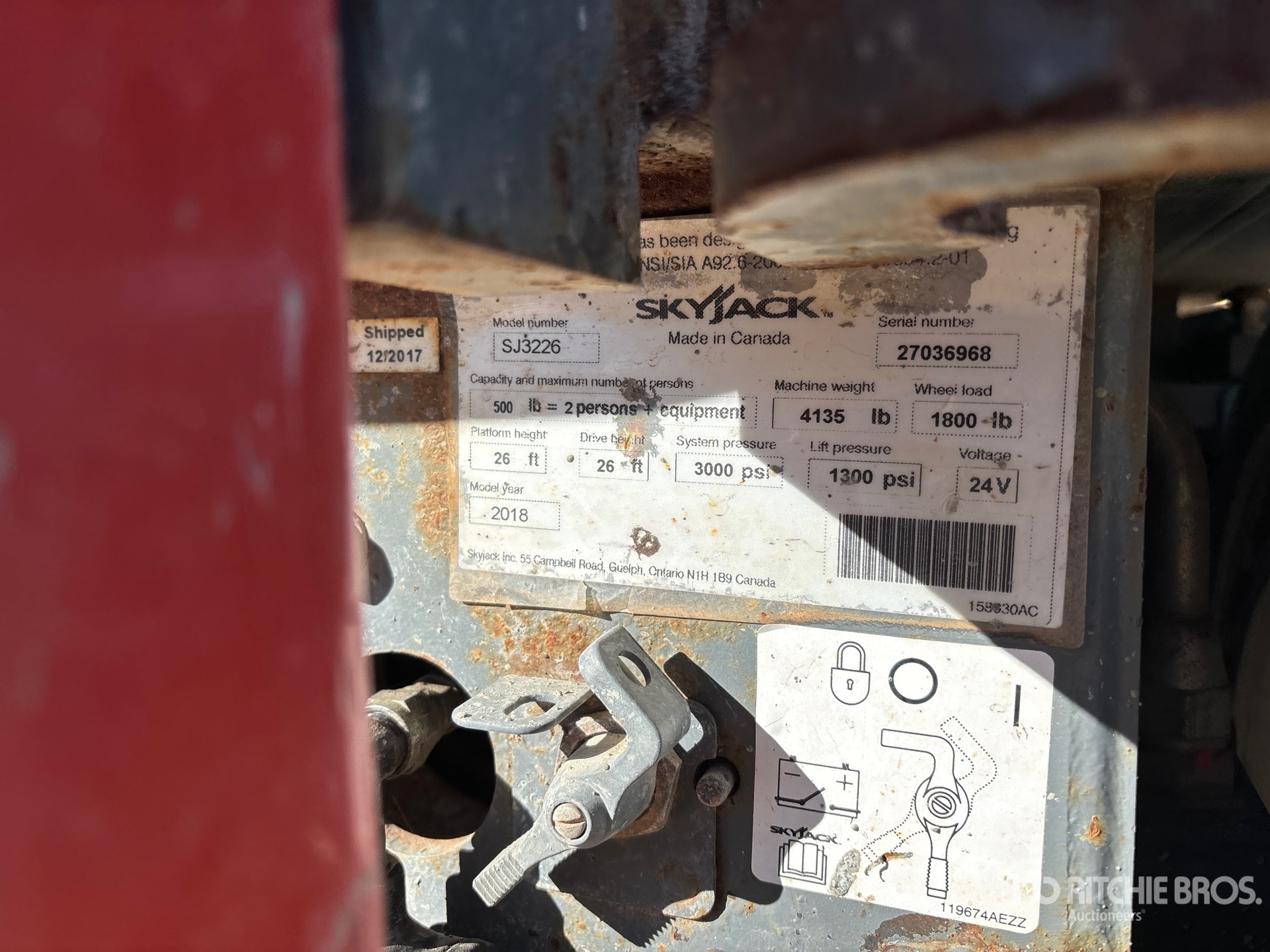 2018 Skyjack SJIII3226