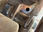 Undercarriage with Left Track Bushings