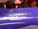 General Appearance with Frame Stamp Serial Number/VIN Photo