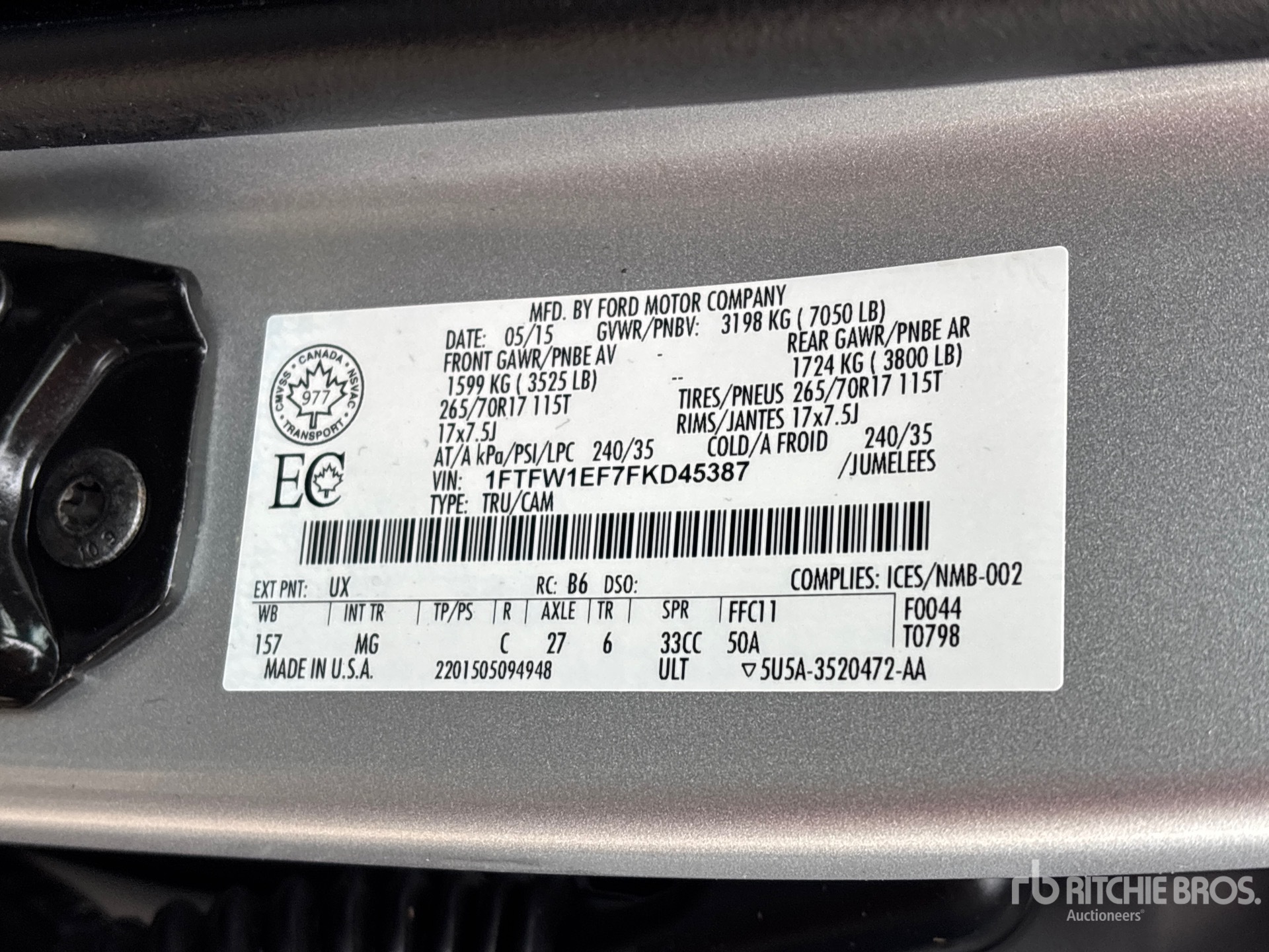 2015 Ford F-150