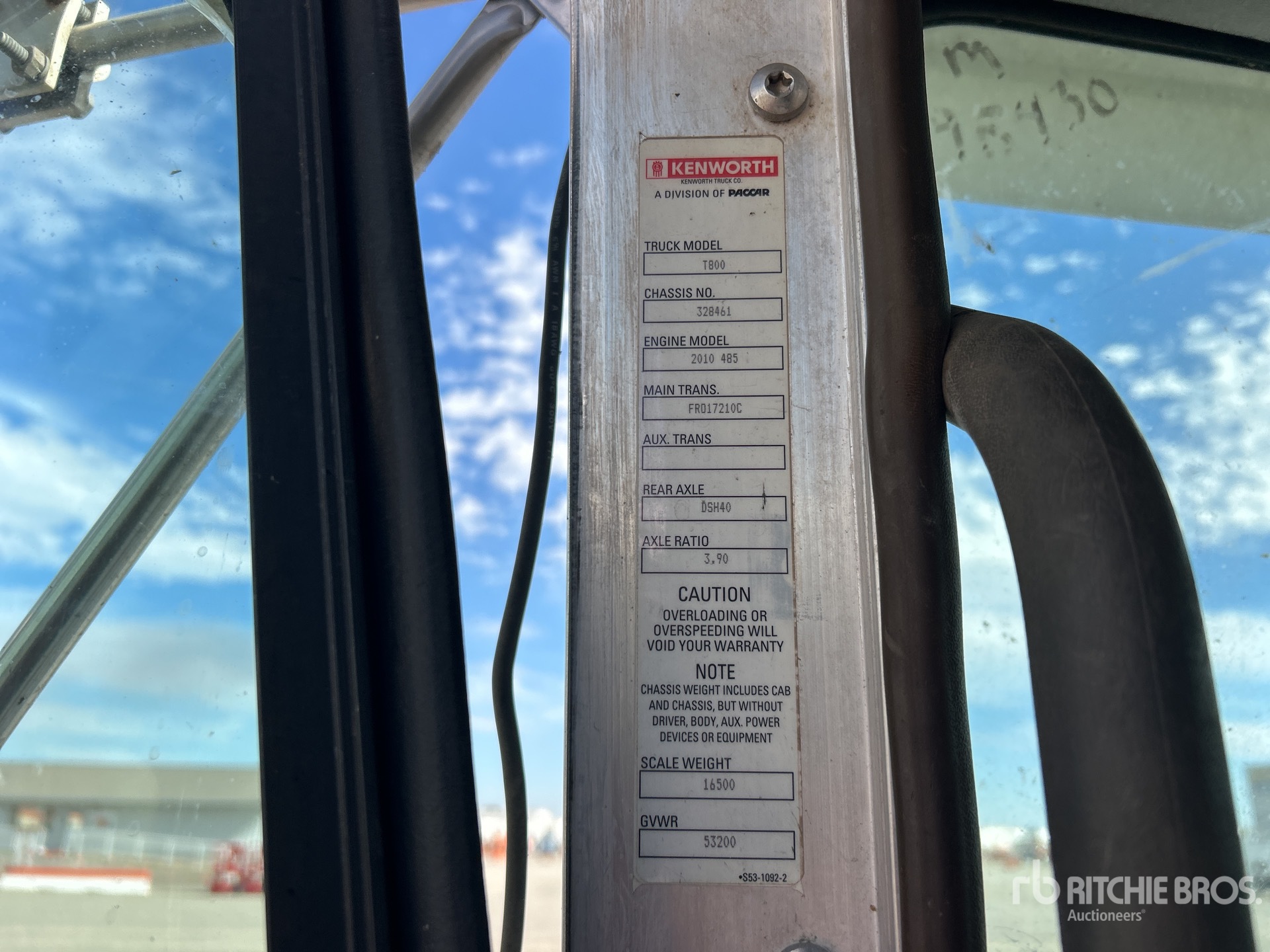 2012 Kenworth T800