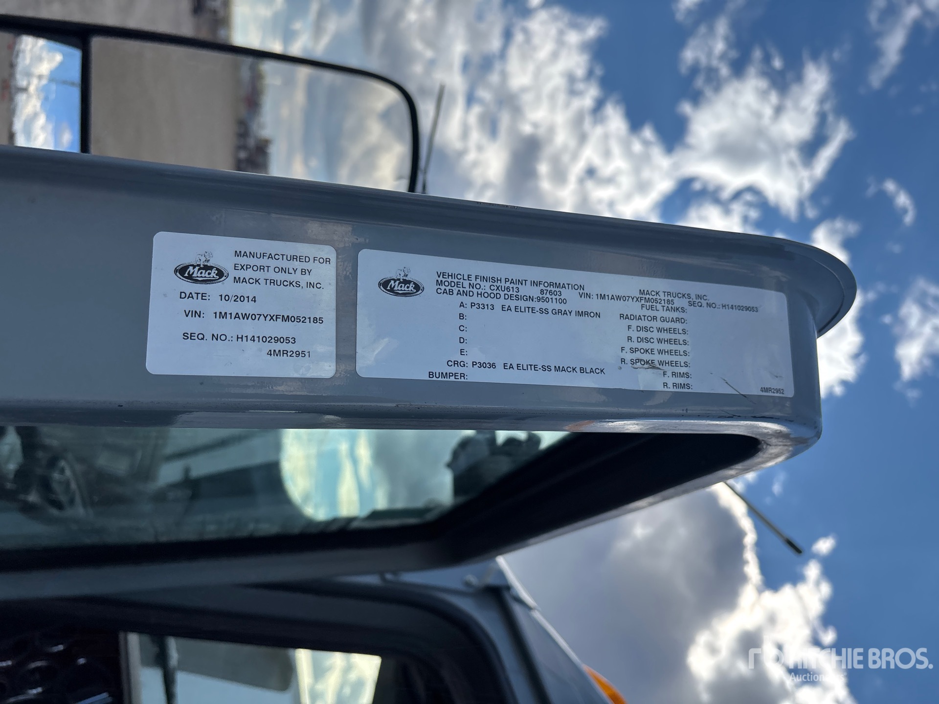 2015 Mack CXU613