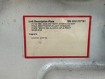 General Appearance with Refrigeration Unit Serial Number