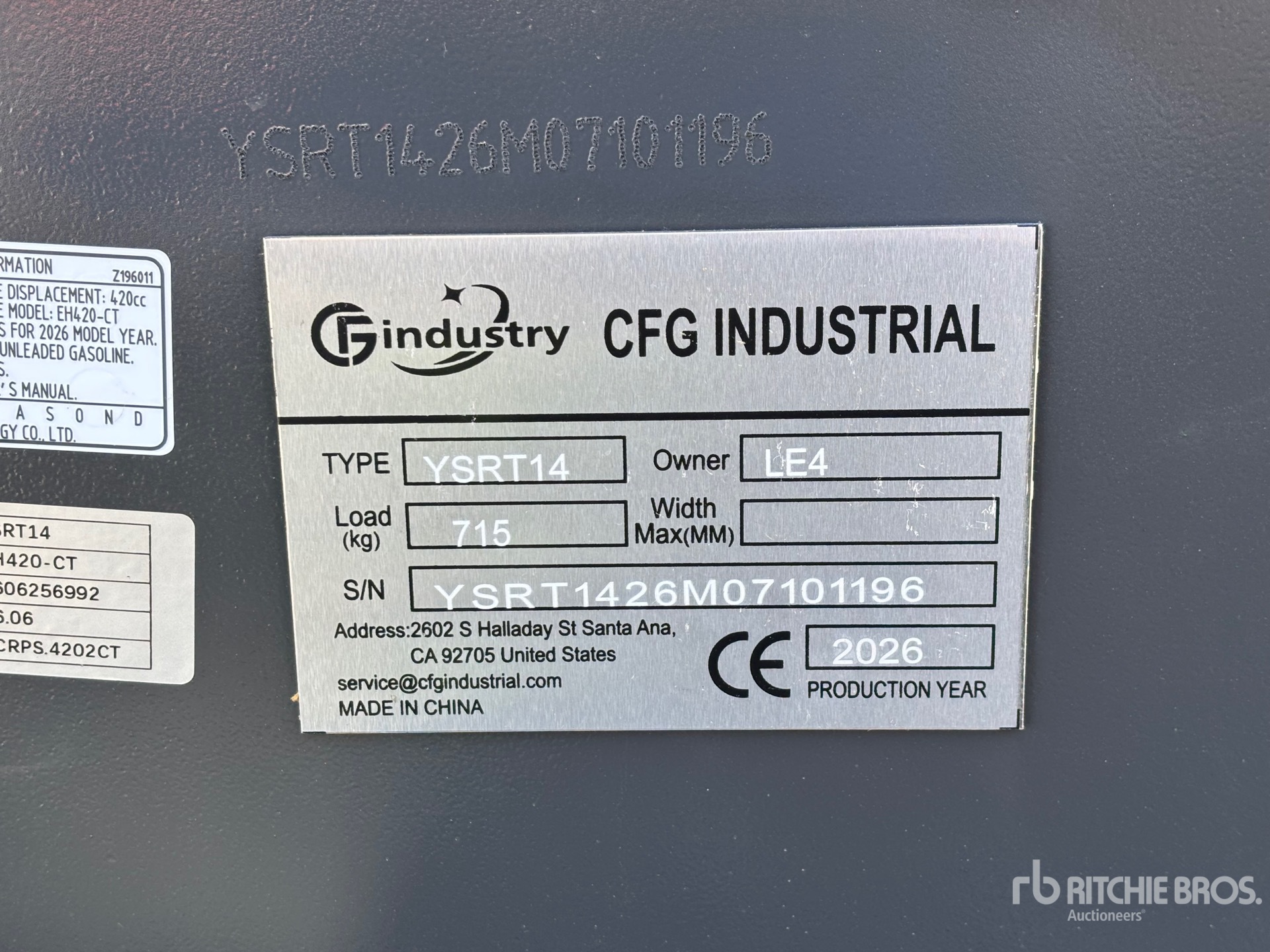 2026 CFG YSRT14