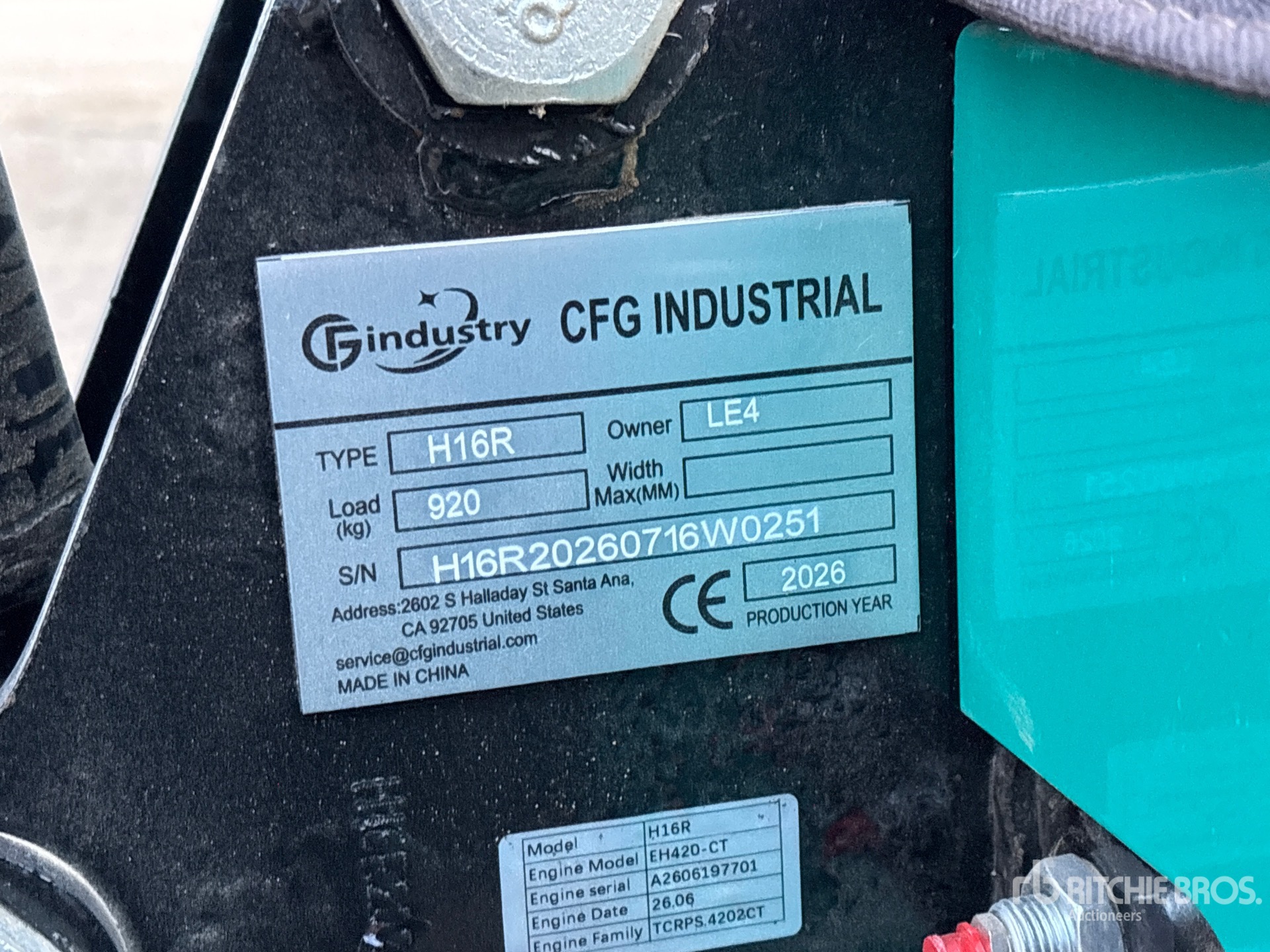 2026 CFG H16R