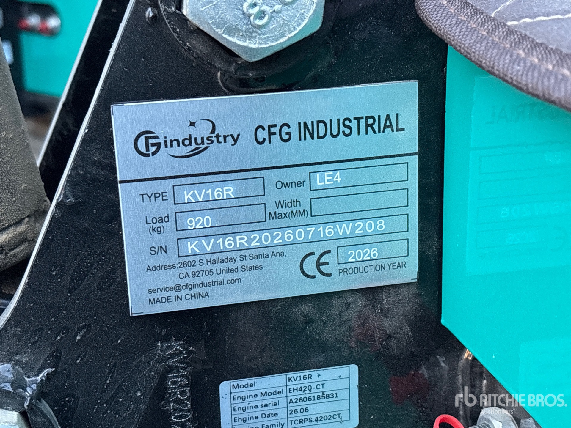 2026 CFG KV16R